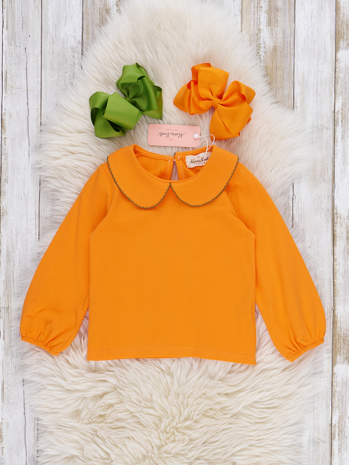 Growing Pumpkin Vine Overall Dress Set - Marie Nicole Clothing