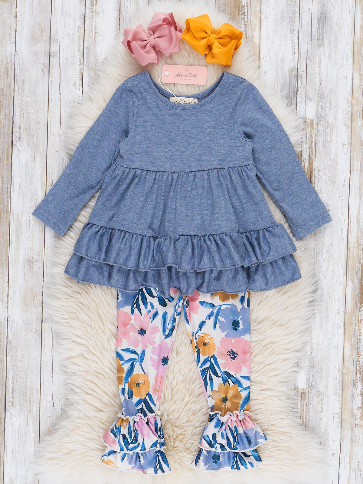 Magnolia Run Ruffle Outfit - Marie Nicole Clothing