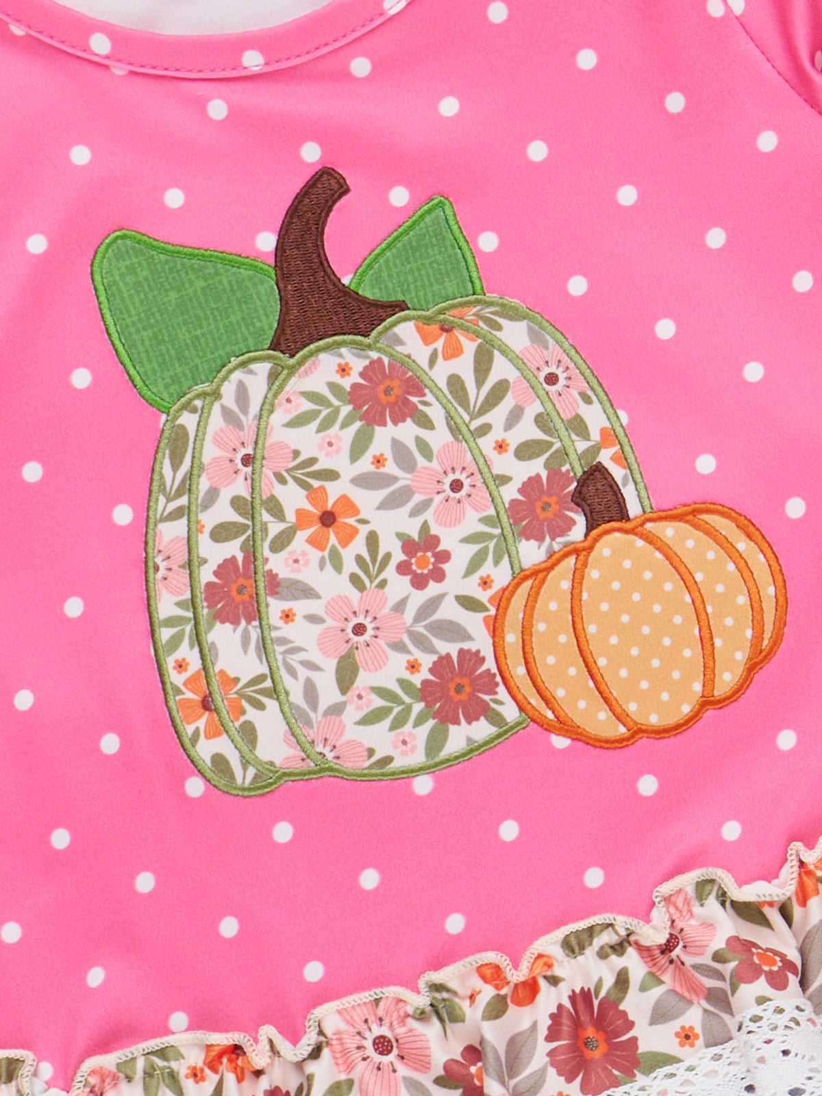 Pumpkin Lane Ruffle Outfit - Marie Nicole Clothing