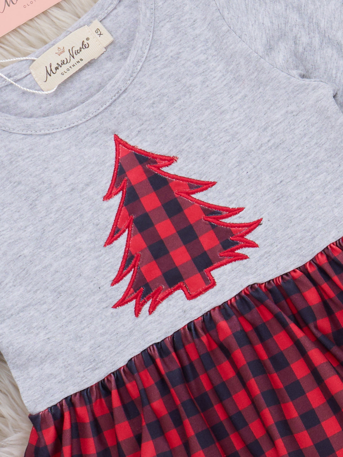 Christmas Tree Spark Ruffle Outfit - Marie Nicole Clothing
