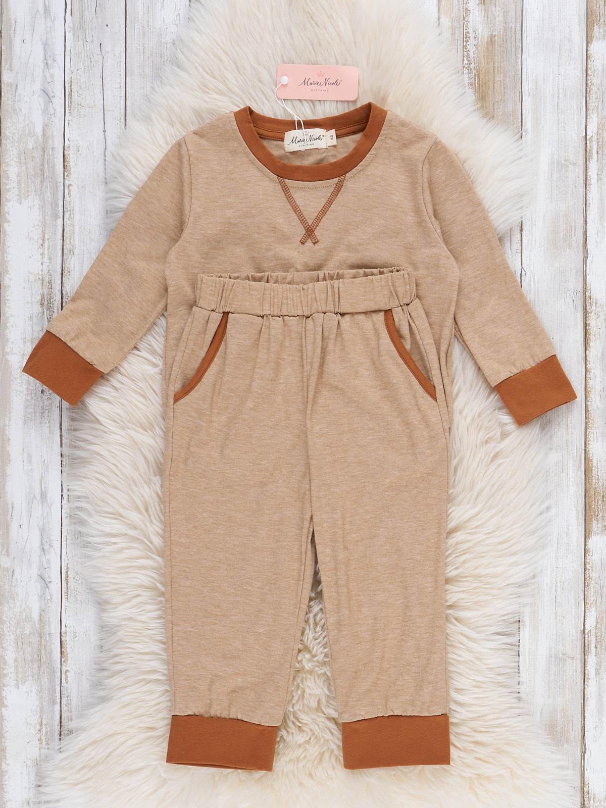 Hot Cocoa Jogger Pajamas - Marie Nicole Clothing