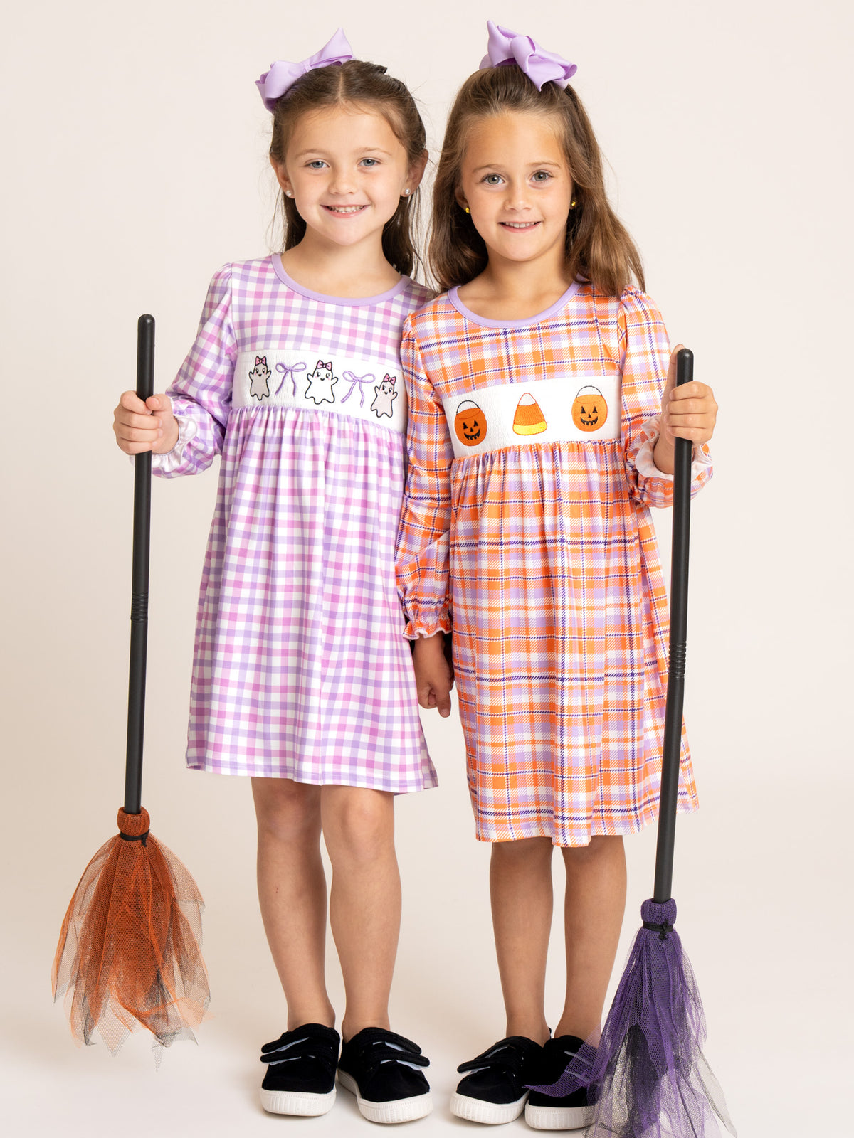 Ghostly Greetings Smocked Dress - Marie Nicole Clothing