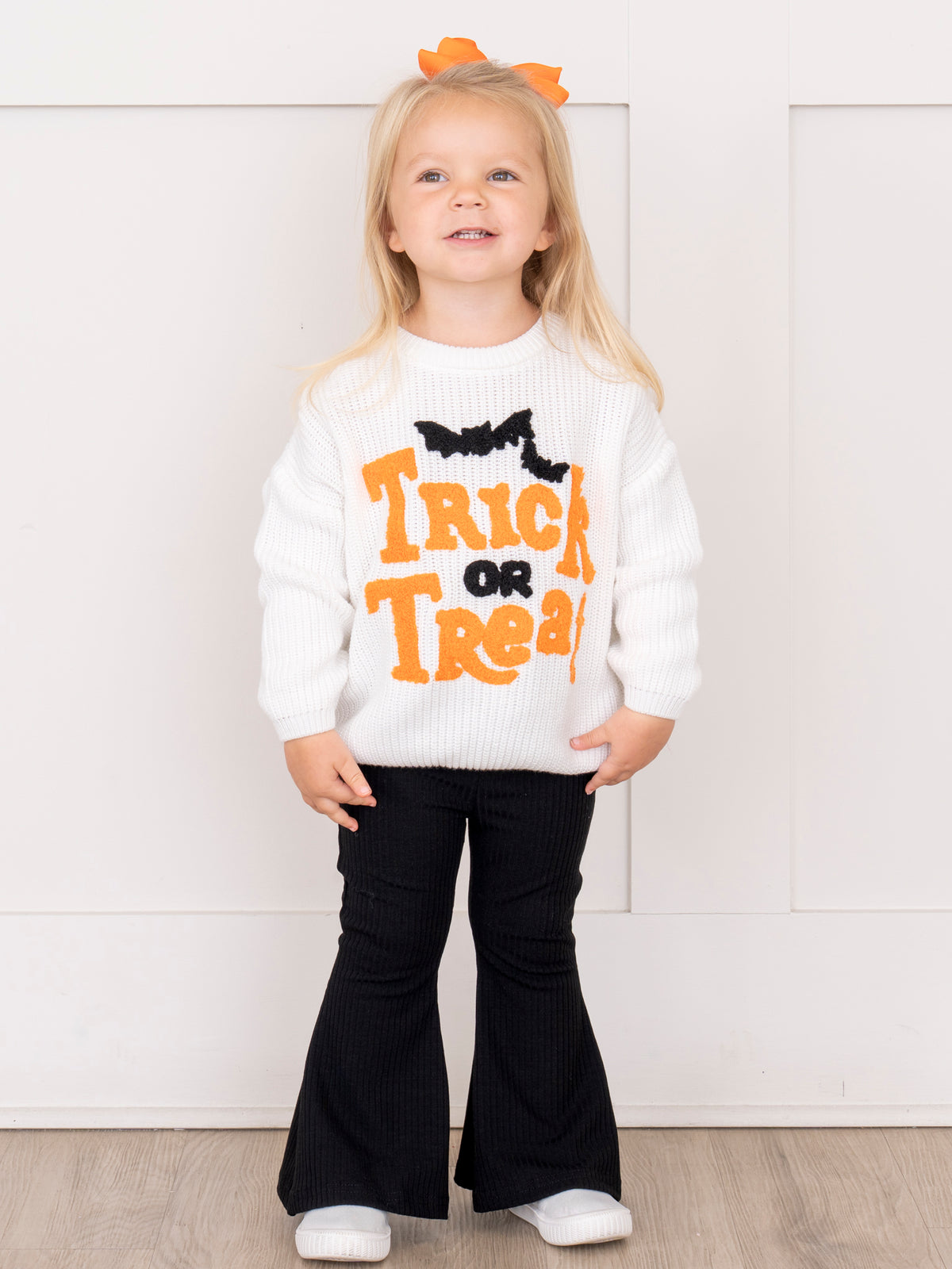 Batty Trick-or-Treat Oversized Sweater - Marie Nicole Clothing