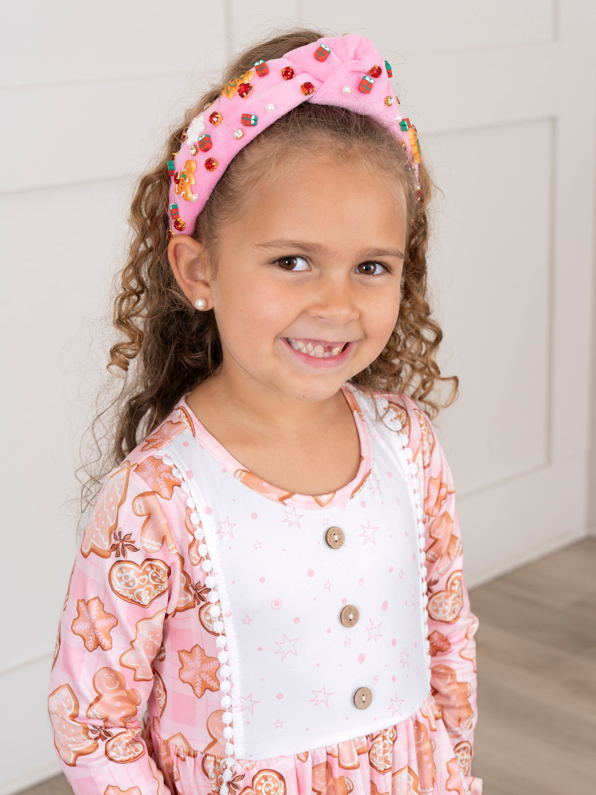 Holiday Sugar Cookies Ruffle Dress - Marie Nicole Clothing