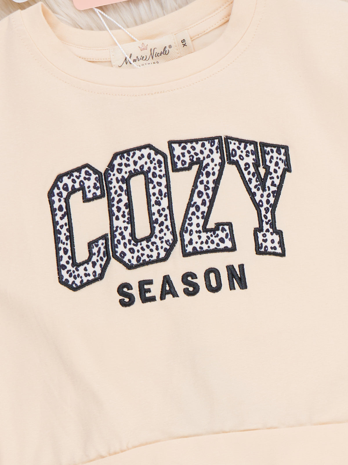 "Cozy Season" Leopard Bell Bottom Outfit - Marie Nicole Clothing