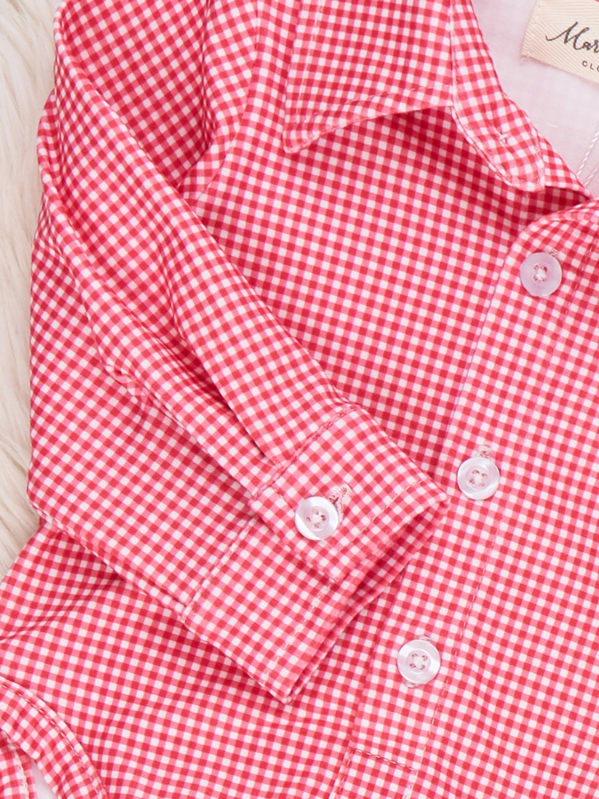 Christmas Tree Embroidered Button Accent Bubble Romper - Marie Nicole Clothing