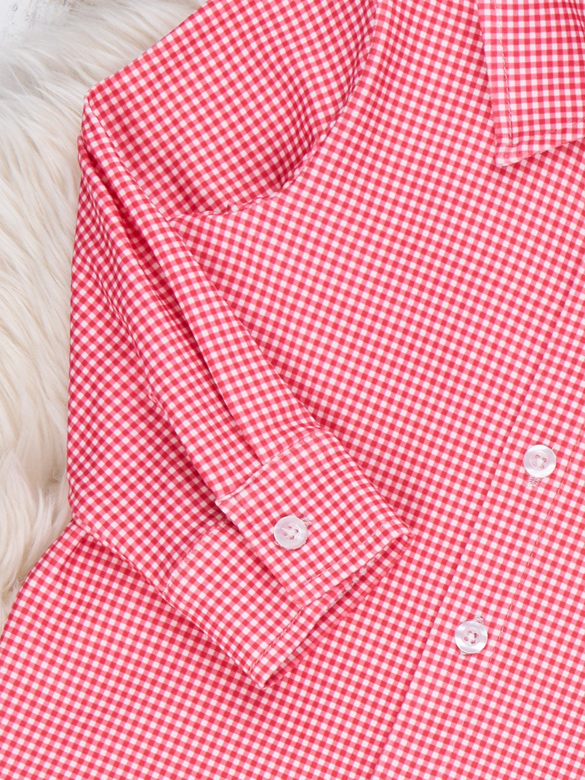 Christmas Tree Embroidered Button-Up Shirt - Marie Nicole Clothing