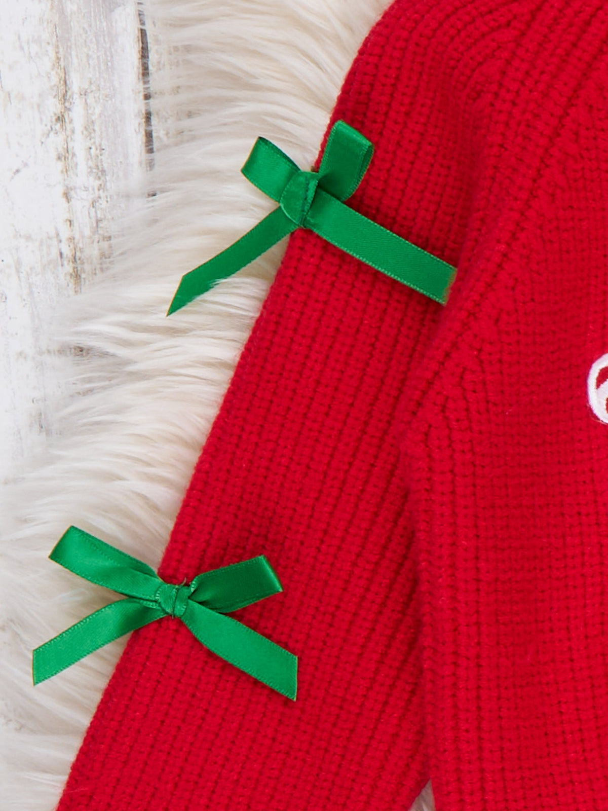 Jolly Christmas Icons Embroidered Cardigan - Marie Nicole Clothing