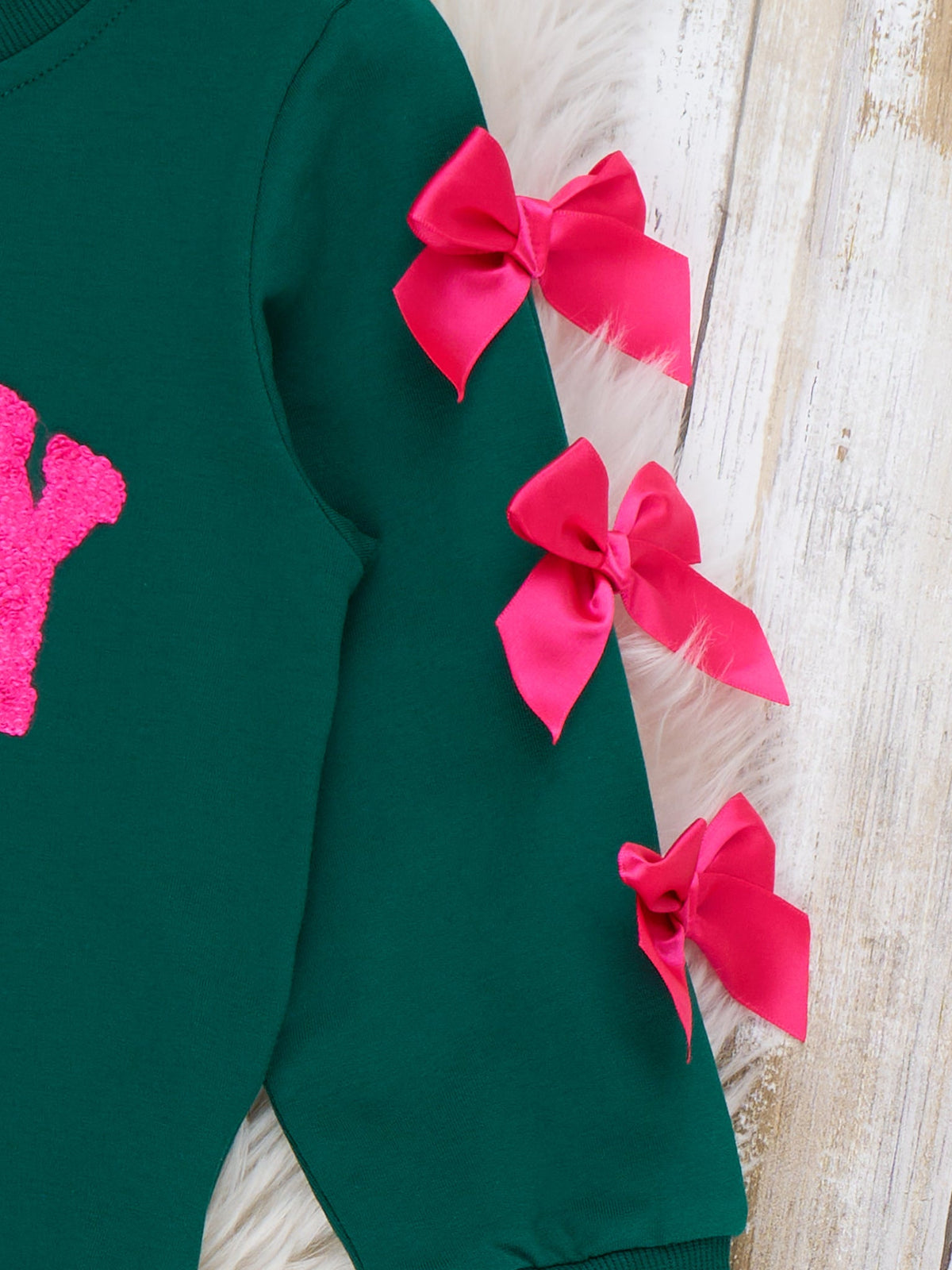 "Merry Christmas" Bow Shirt - Marie Nicole Clothing