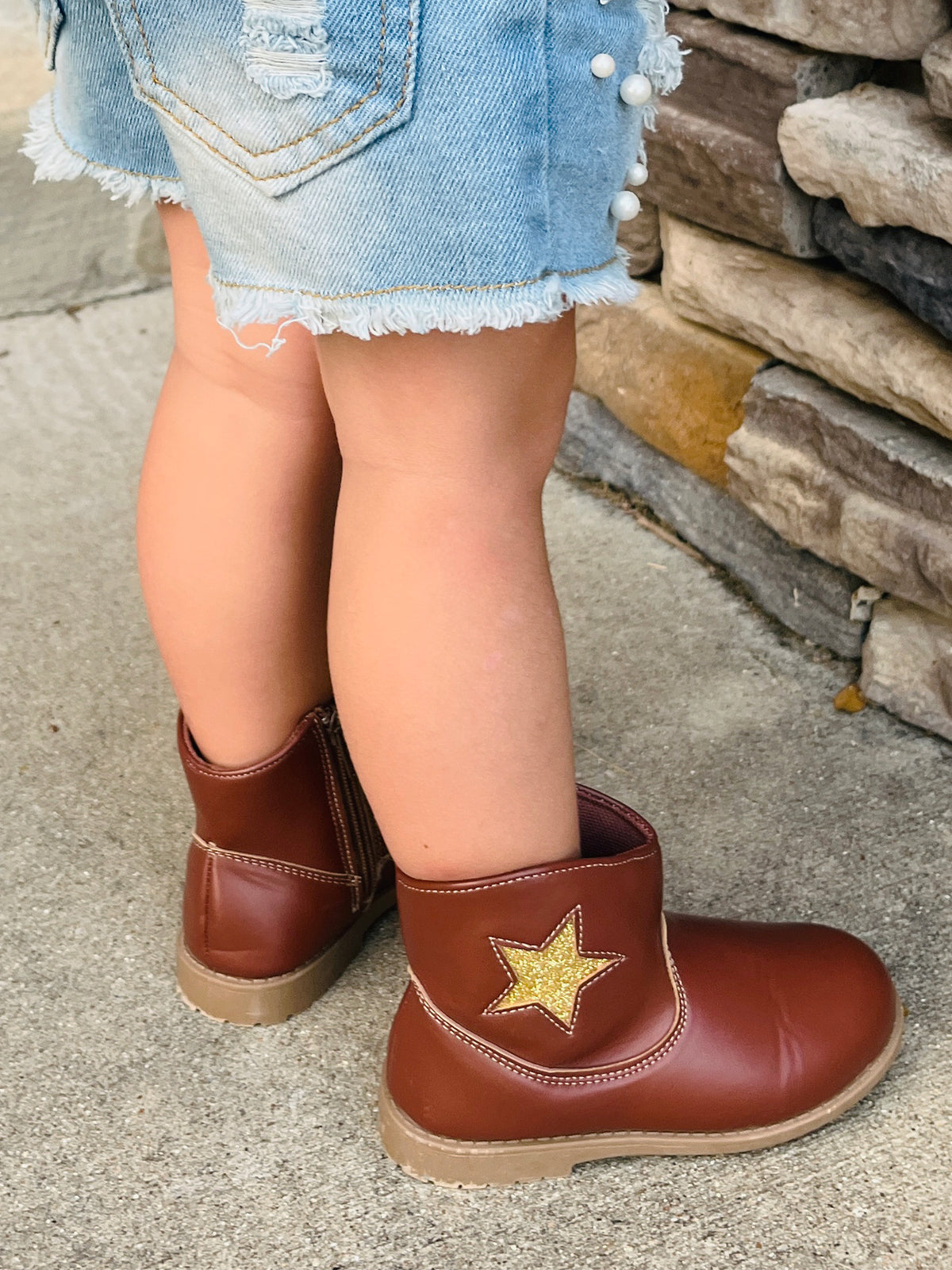 Kids' Brown Lone Star Boots - Marie Nicole Clothing