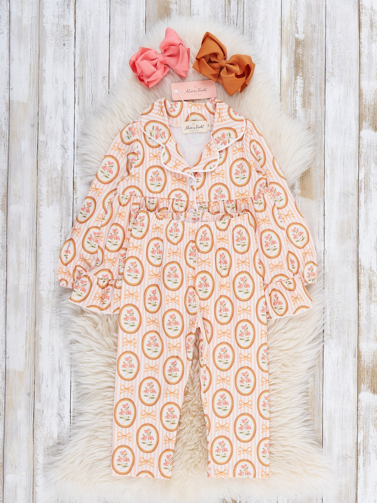 Paisley Swirl Pajamas - Marie Nicole Clothing