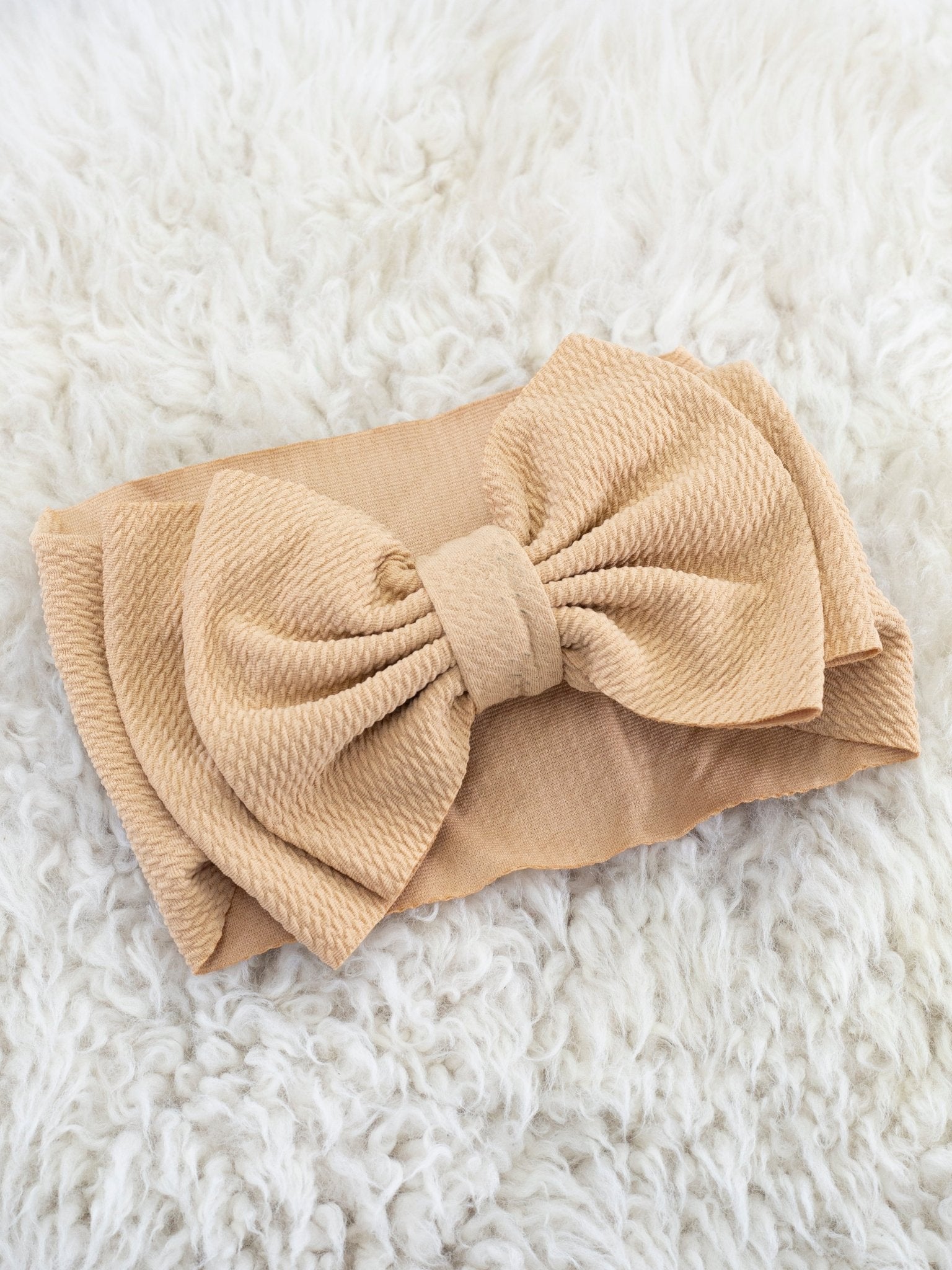 Double Layer Waffle Bow Headwrap - 32 Colors Available - Marie Nicole Clothing