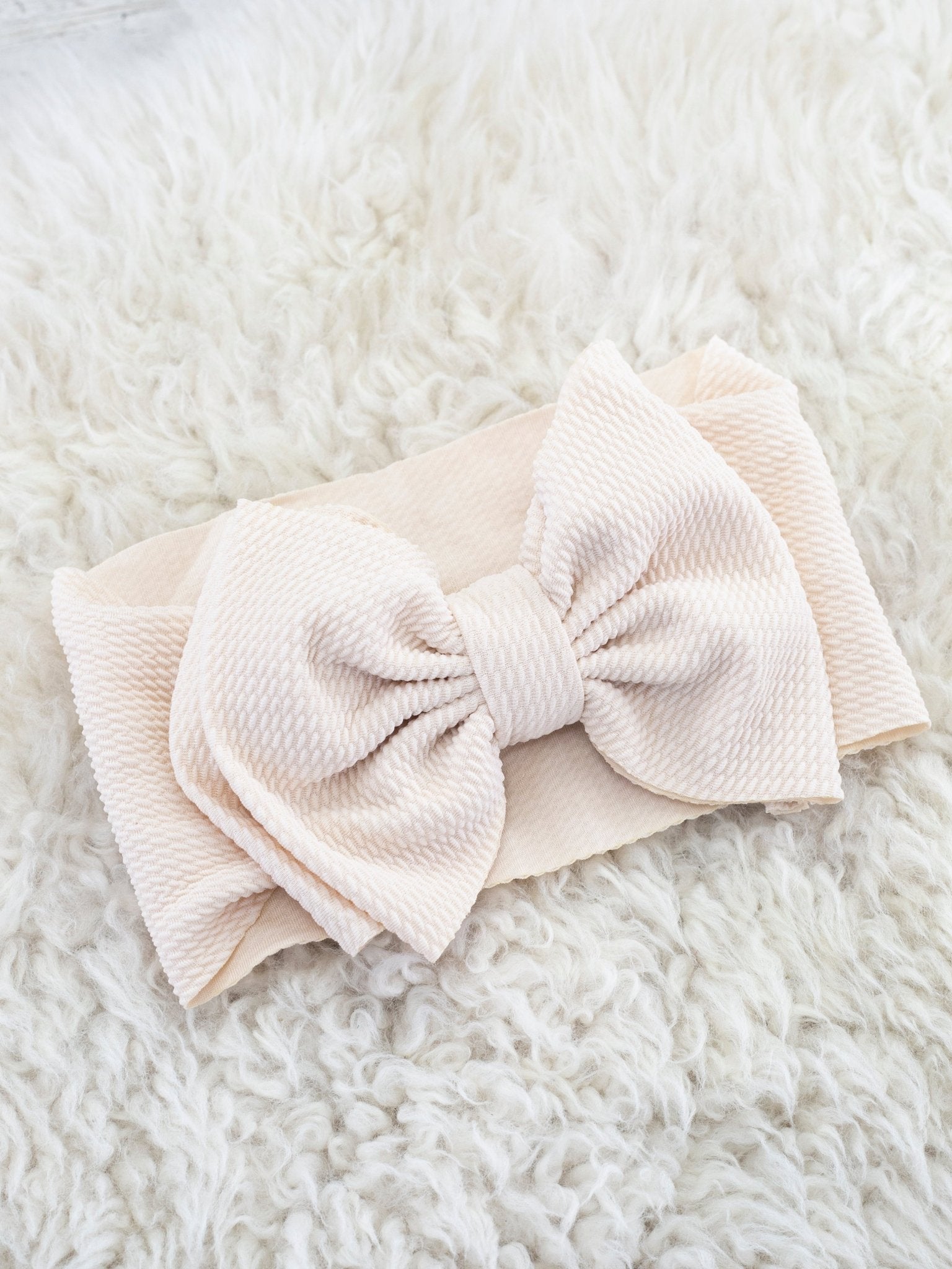 Double Layer Waffle Bow Headwrap - 32 Colors Available - Marie Nicole Clothing