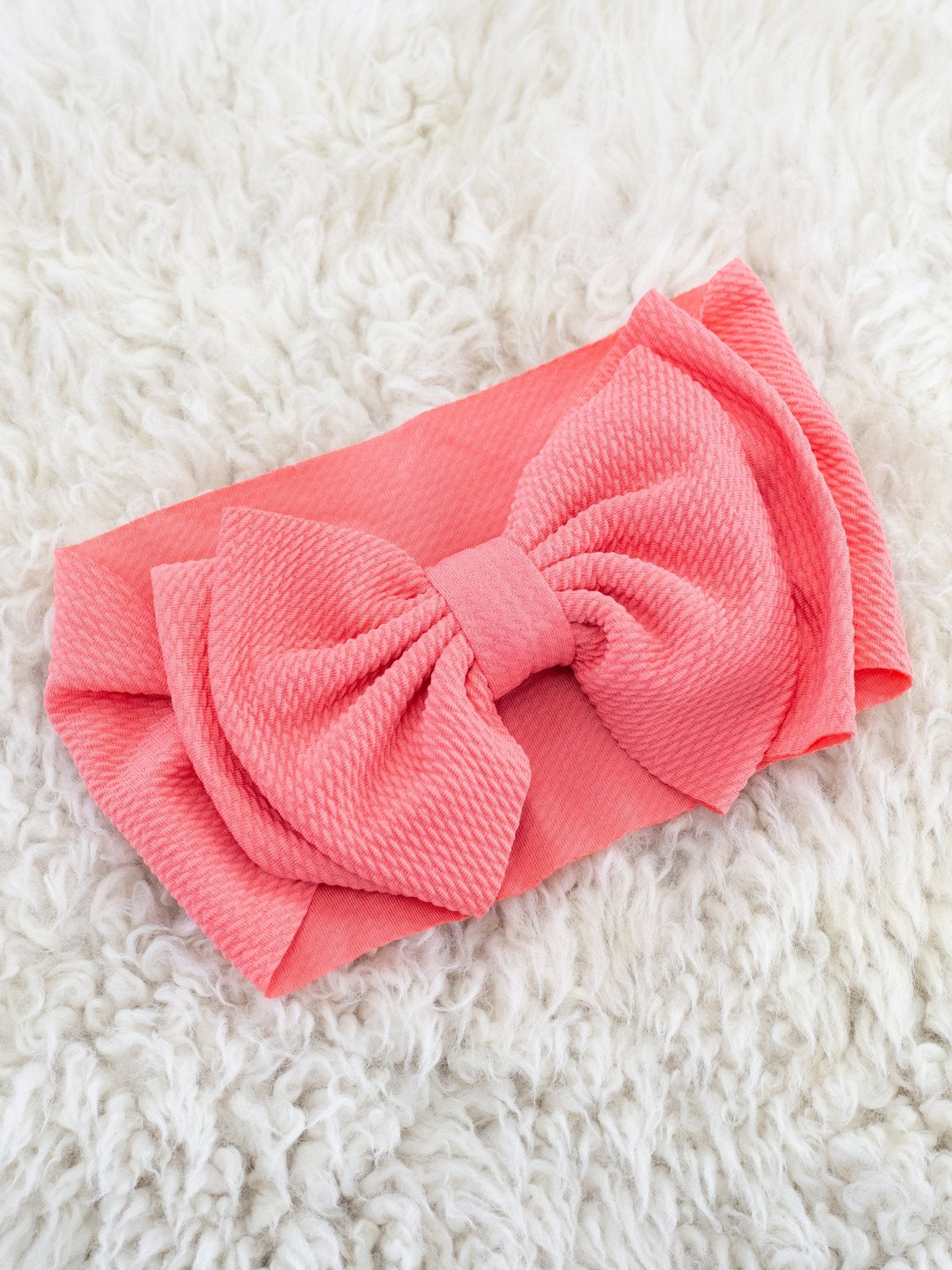 Double Layer Waffle Bow Headwrap - 32 Colors Available - Marie Nicole Clothing