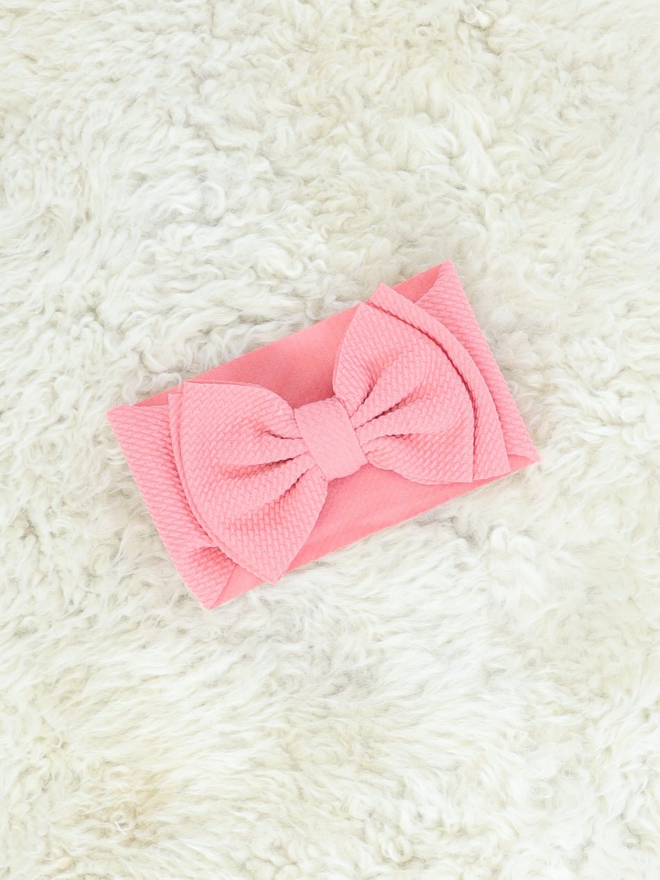 Double Layer Waffle Bow Headwrap - 32 Colors Available - Marie Nicole Clothing