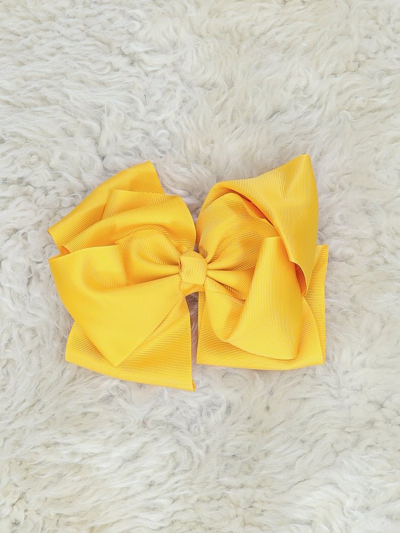 Double Layer Bows 6.5 Inch - 40 Colors Available - Marie Nicole Clothing