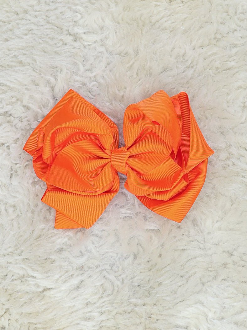 Double Layer Bows 6.5 Inch - 40 Colors Available - Marie Nicole Clothing