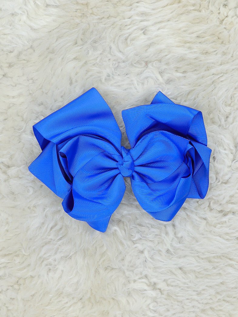 Double Layer Bows 6.5 Inch - 40 Colors Available - Marie Nicole Clothing
