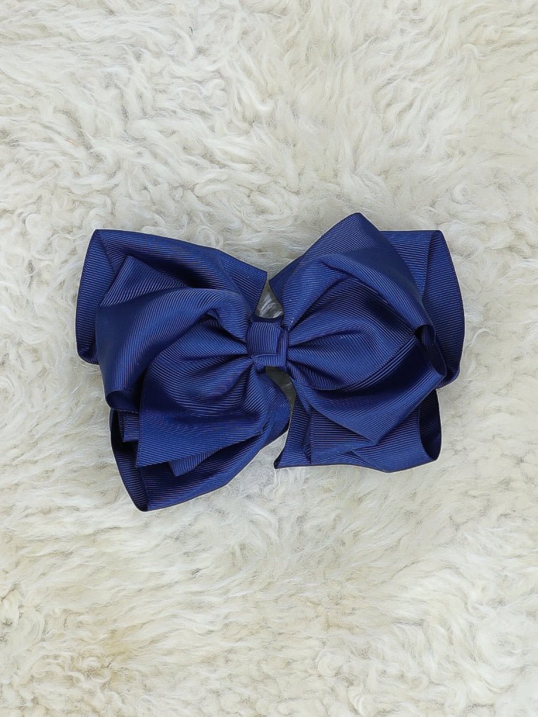 Double Layer Bows 6.5 Inch - 40 Colors Available - Marie Nicole Clothing