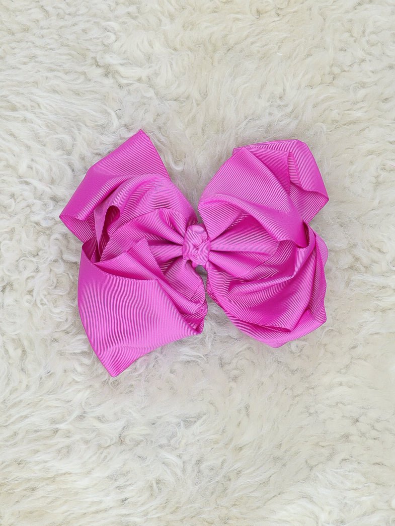Double Layer Bows 6.5 Inch - 40 Colors Available - Marie Nicole Clothing