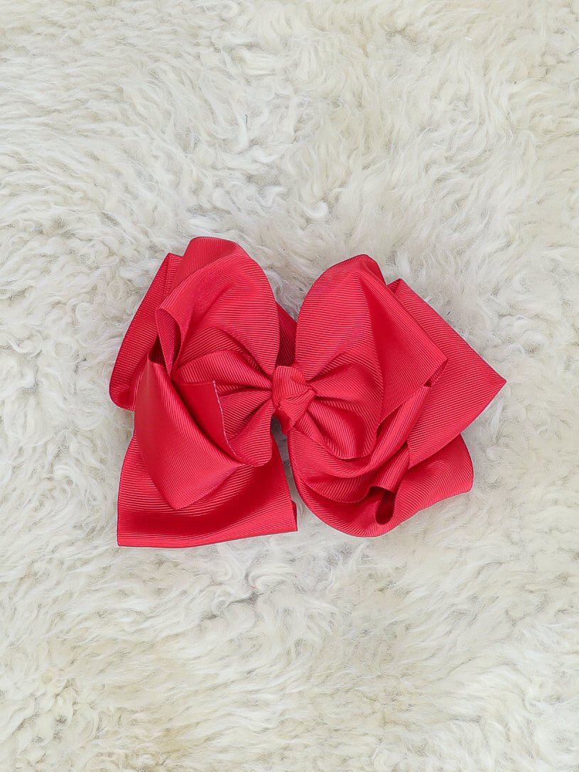 Double Layer Bows 6.5 Inch - 40 Colors Available - Marie Nicole Clothing