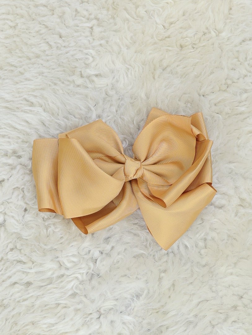 Double Layer Bows 6.5 Inch - 40 Colors Available - Marie Nicole Clothing