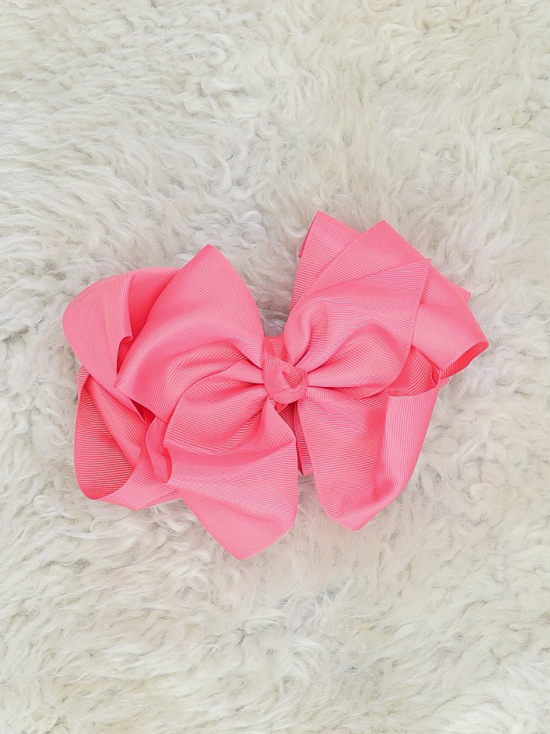 Double Layer Bows 6.5 Inch - 40 Colors Available - Marie Nicole Clothing