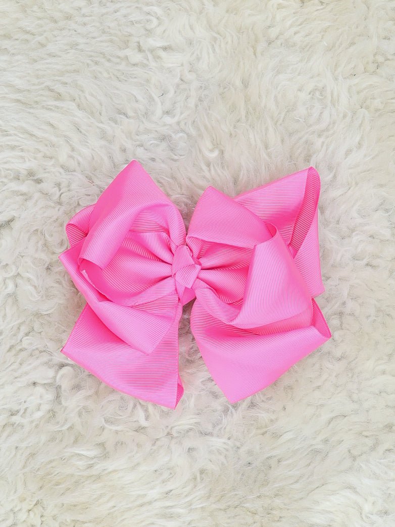 Double Layer Bows 6.5 Inch - 40 Colors Available - Marie Nicole Clothing