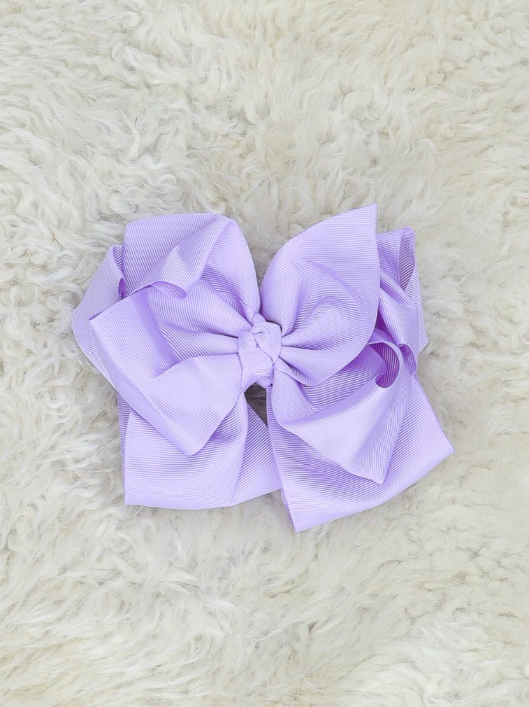 Double Layer Bows 6.5 Inch - 40 Colors Available - Marie Nicole Clothing
