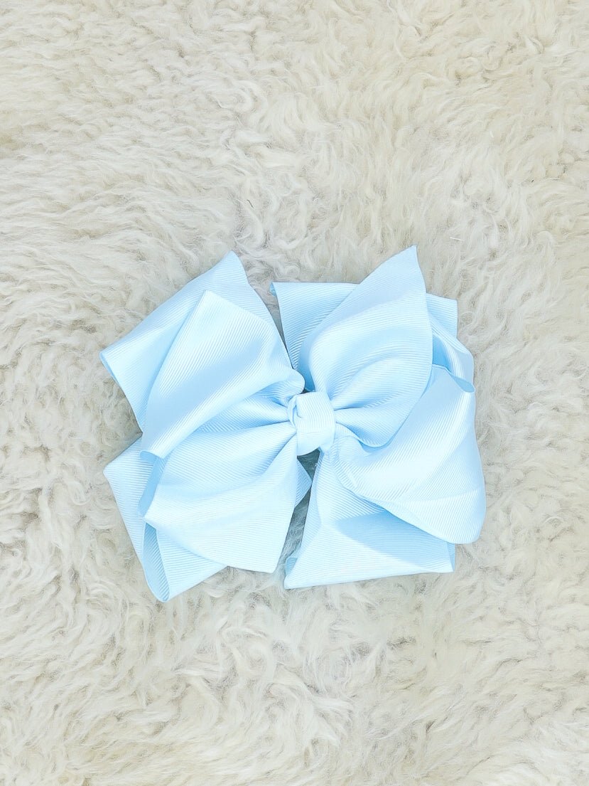 Double Layer Bows 6.5 Inch - 40 Colors Available - Marie Nicole Clothing
