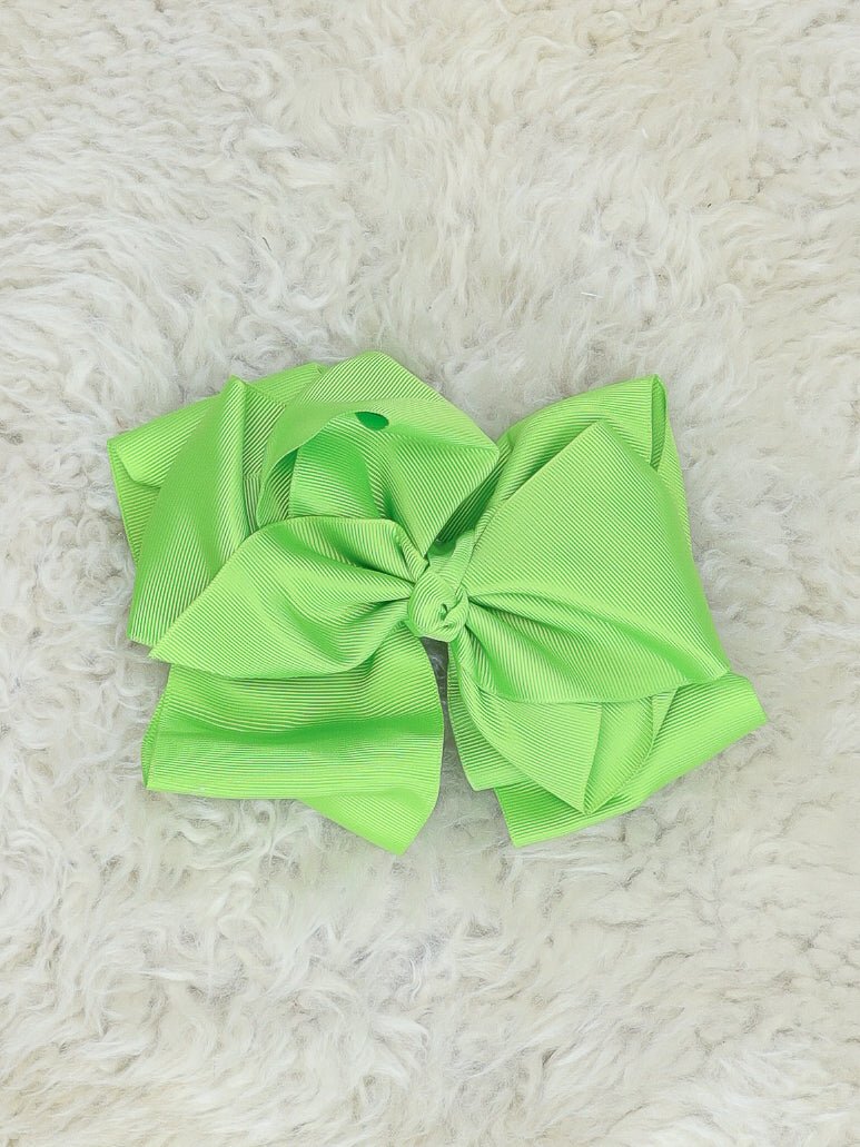 Double Layer Bows 6.5 Inch - 40 Colors Available - Marie Nicole Clothing