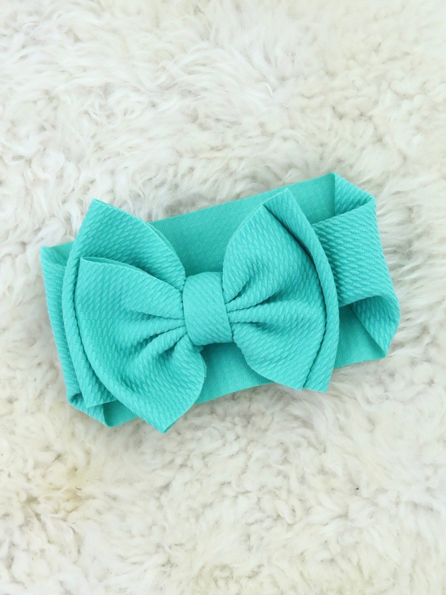 Double Layer Waffle Bow Headwrap - 32 Colors Available - Marie Nicole Clothing