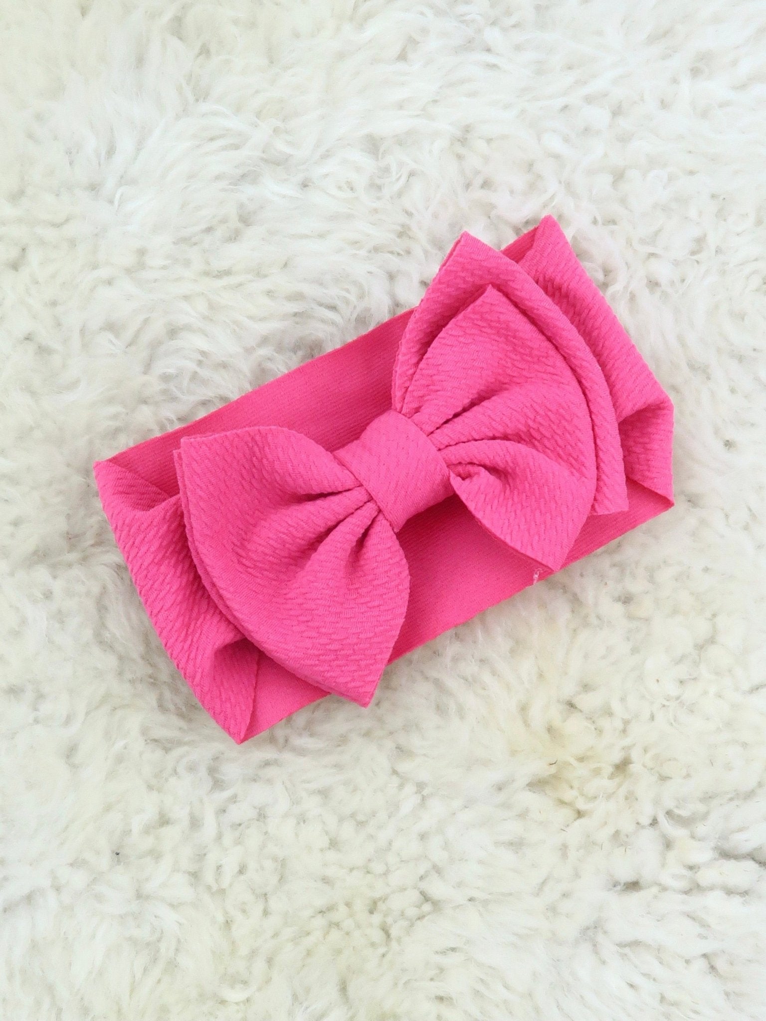 Double Layer Waffle Bow Headwrap - 32 Colors Available - Marie Nicole Clothing