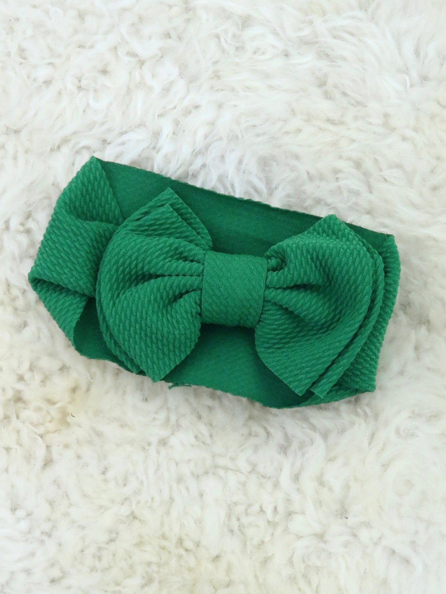 Double Layer Waffle Bow Headwrap - 32 Colors Available - Marie Nicole Clothing
