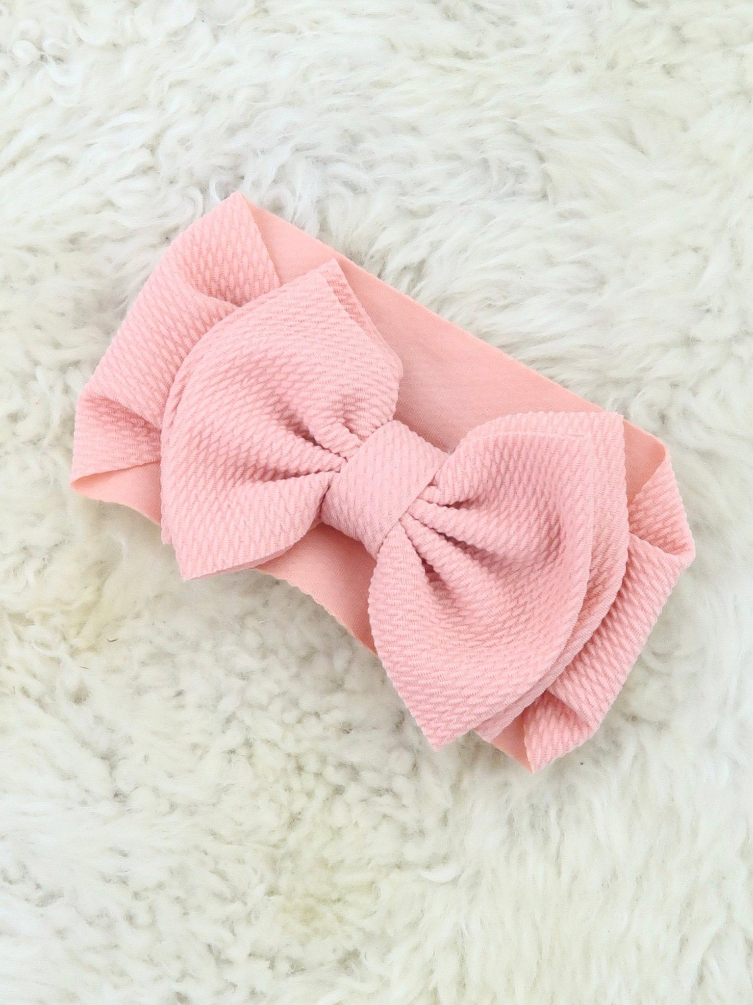 Double Layer Waffle Bow Headwrap - 32 Colors Available - Marie Nicole Clothing