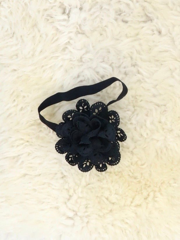 3 Inch Eyelet Lace Headband 9 Colors Available - Marie Nicole Clothing