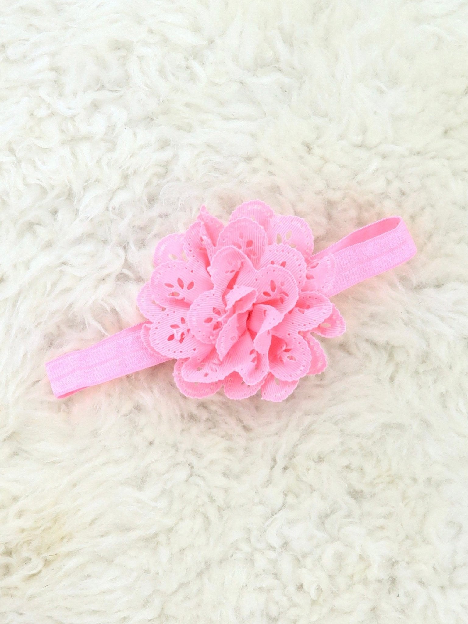 3 Inch Eyelet Lace Headband 9 Colors Available - Marie Nicole Clothing