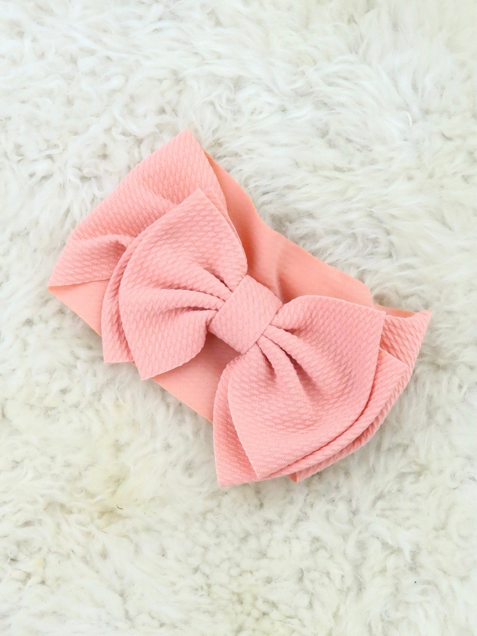 Double Layer Waffle Bow Headwrap - 32 Colors Available - Marie Nicole Clothing