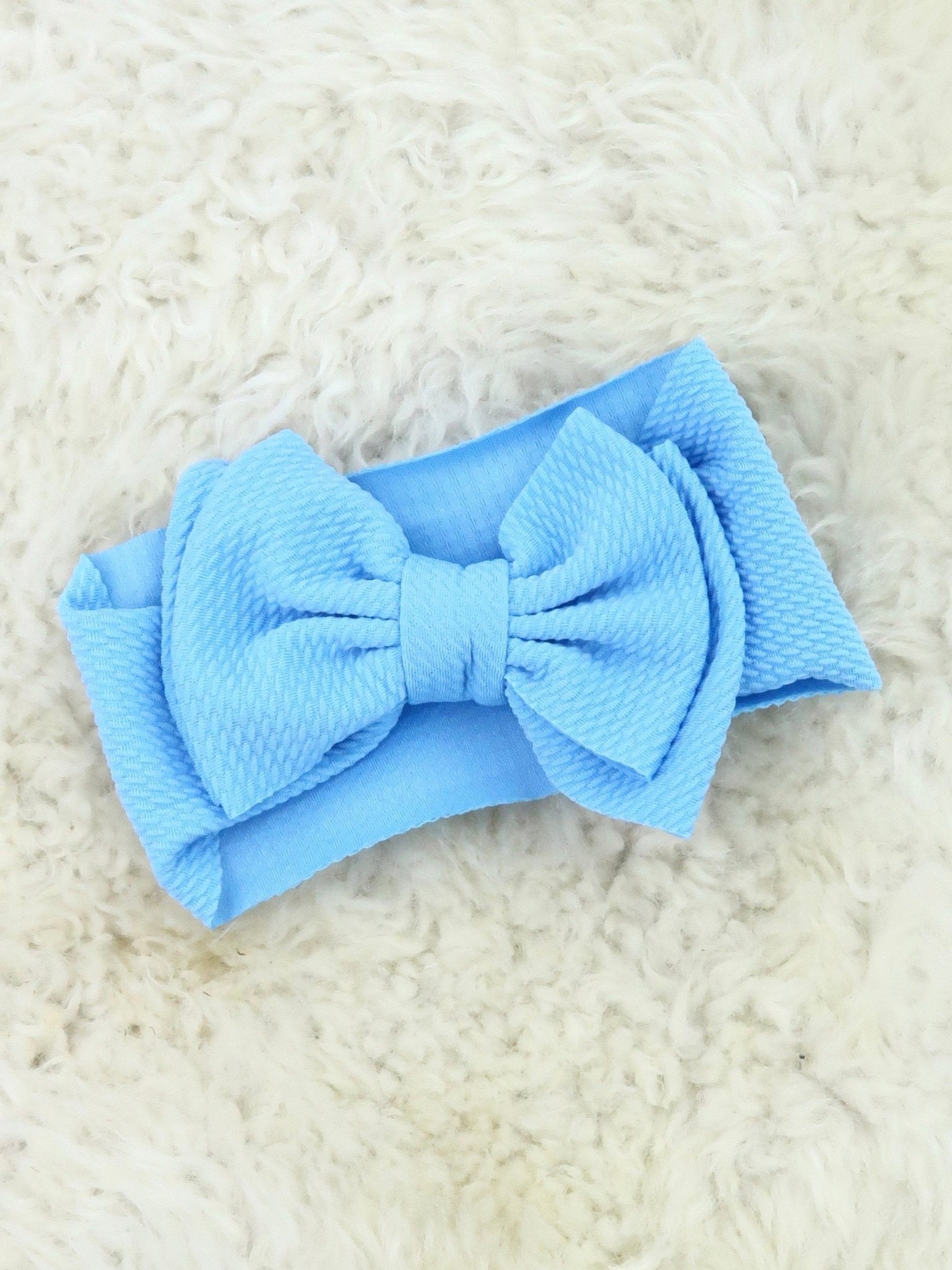 Double Layer Waffle Bow Headwrap - 32 Colors Available - Marie Nicole Clothing