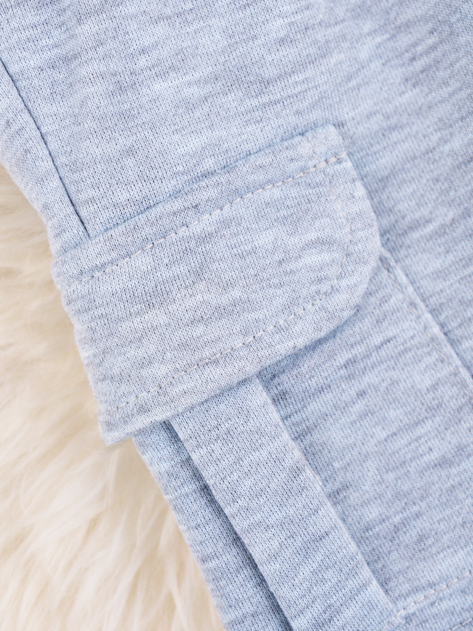 Heather Gray Cargo Shorts - Marie Nicole Clothing
