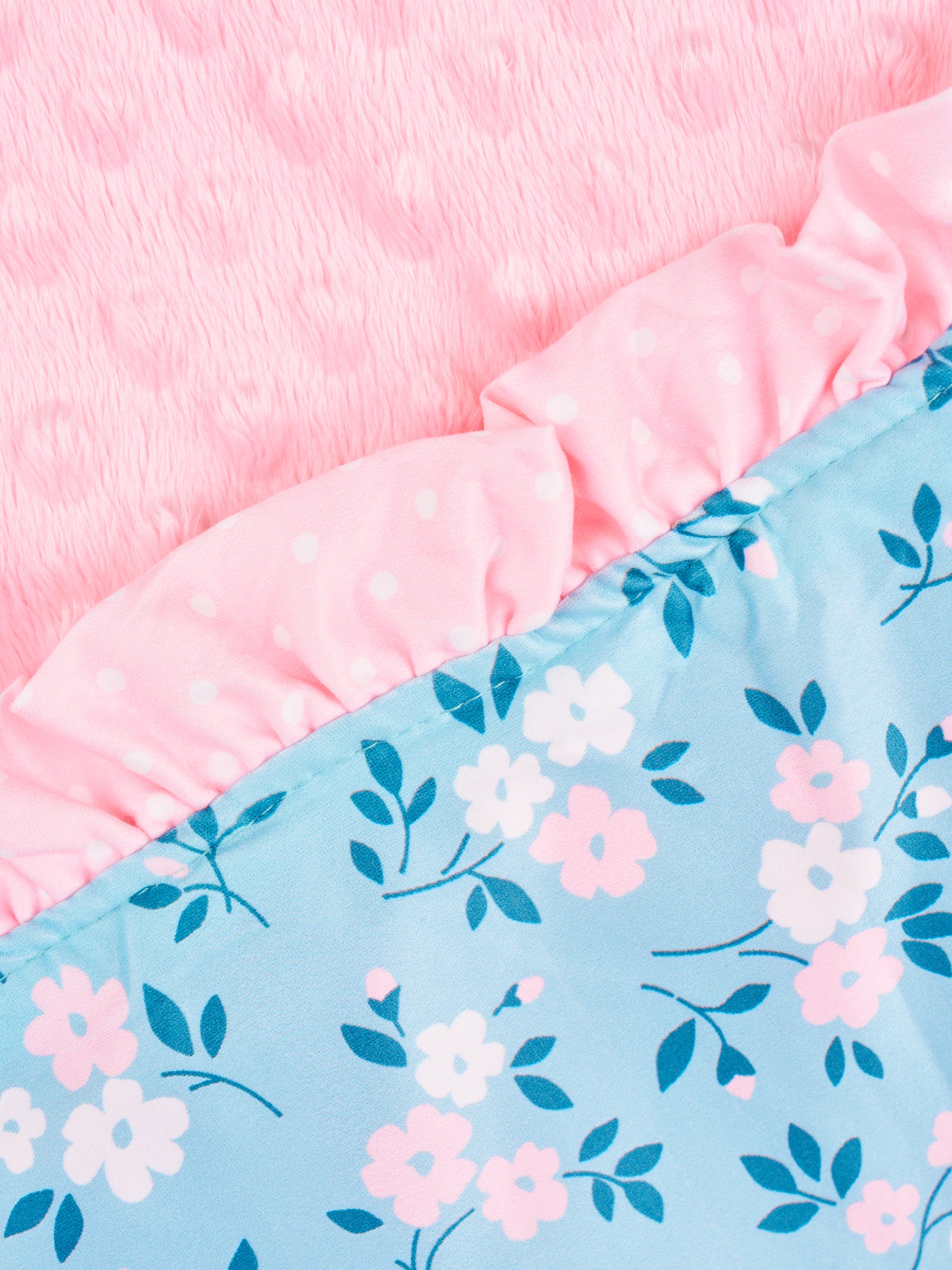 Summer Buttercup Ruffle Minky Blanket - Marie Nicole Clothing