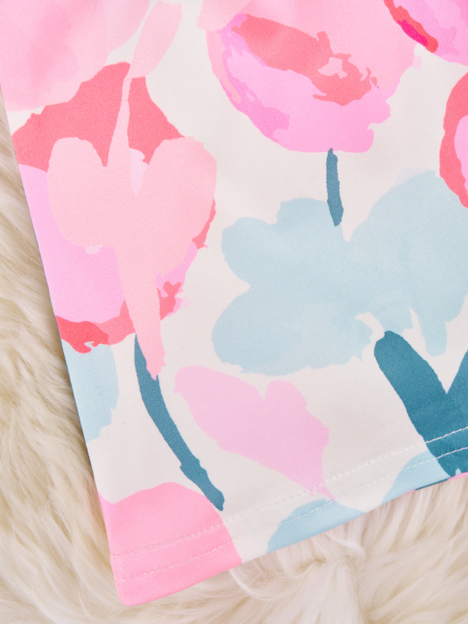 Watercolor Floral Pocket Dress - Marie Nicole Clothing