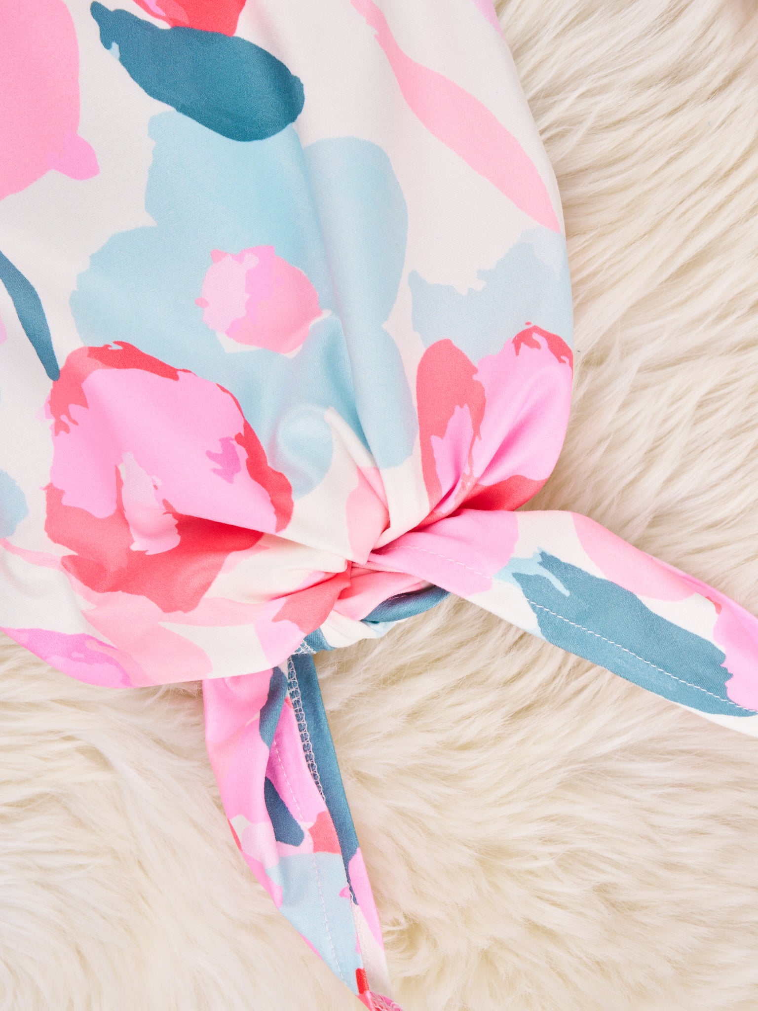 Watercolor Floral Knot Gown - Marie Nicole Clothing