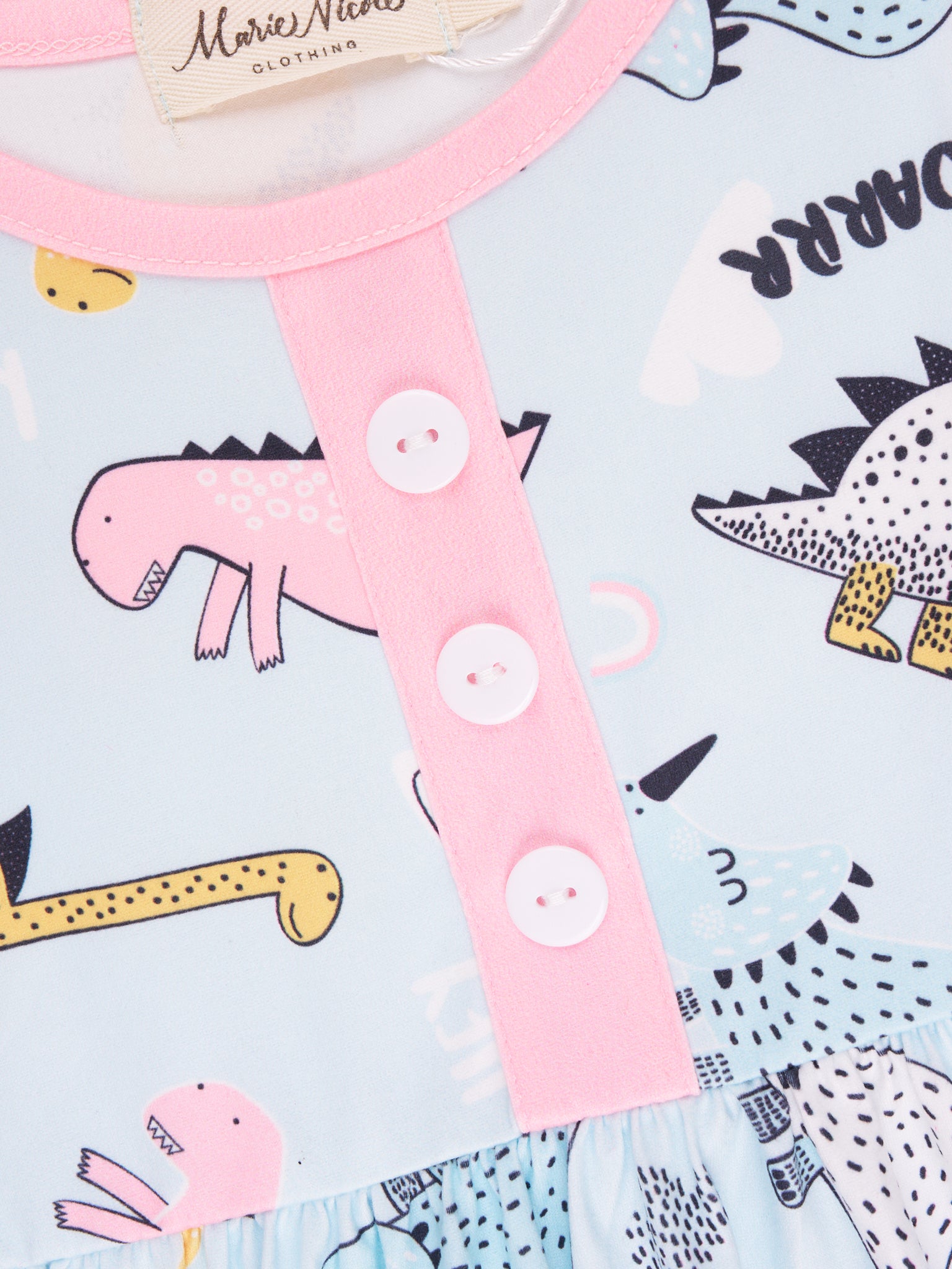 "ROARRR" Dino Tank Dress - Marie Nicole Clothing