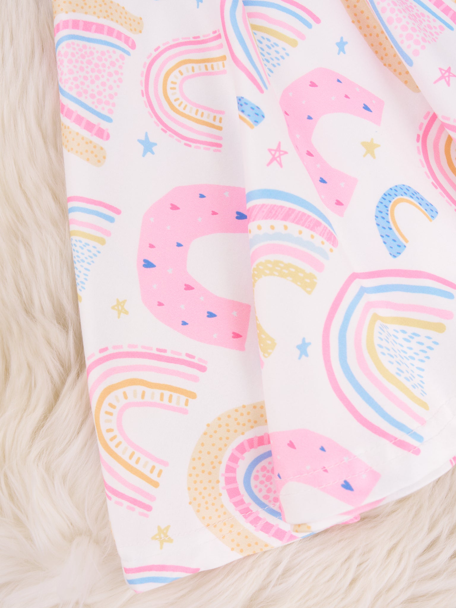 Pastel Rainbow Swing Dress - Marie Nicole Clothing