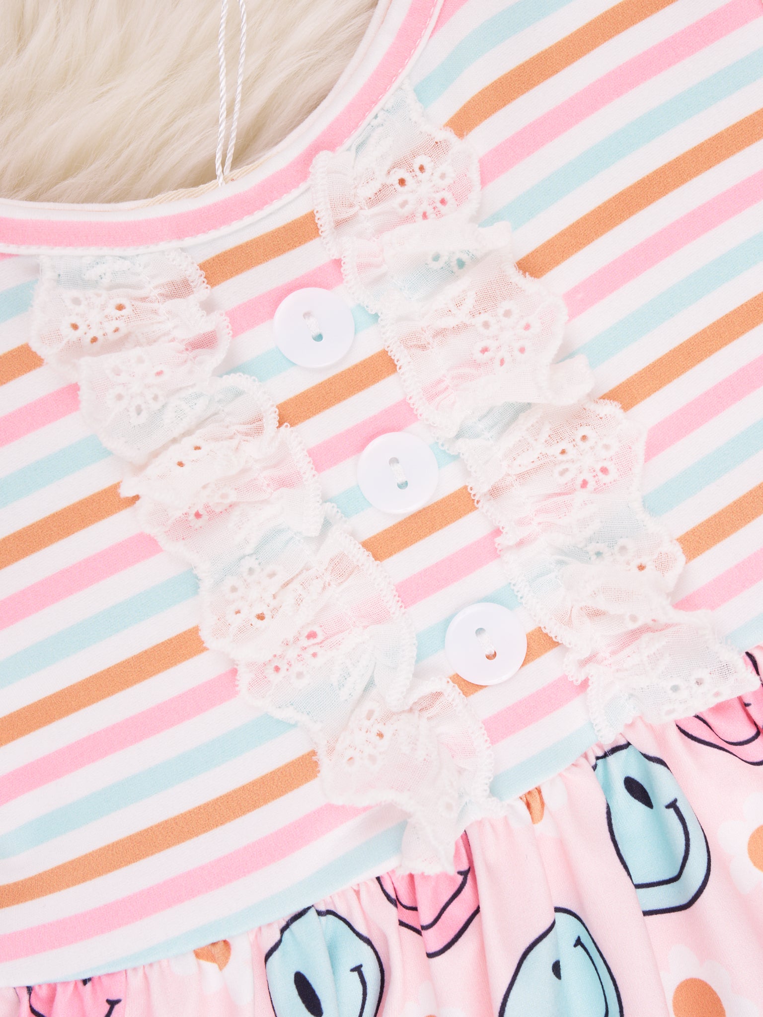 Smiles & Daisies Ruffle Dressy Romper - Marie Nicole Clothing