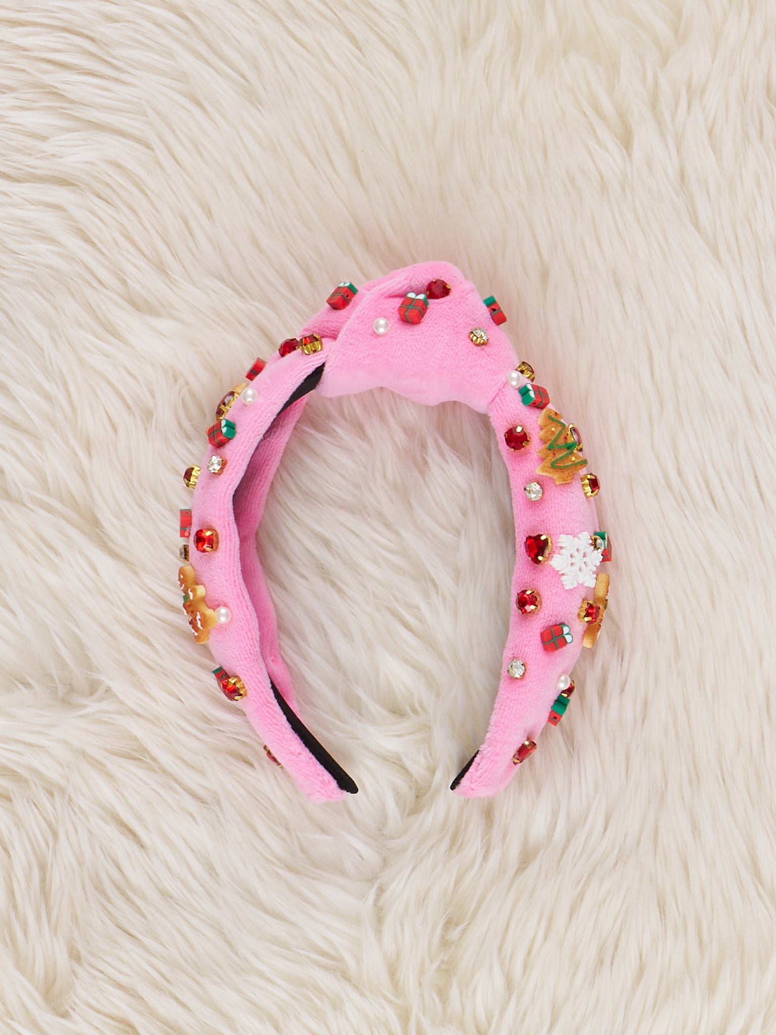 Lovely Holiday Wishes Charm Headband - Marie Nicole Clothing