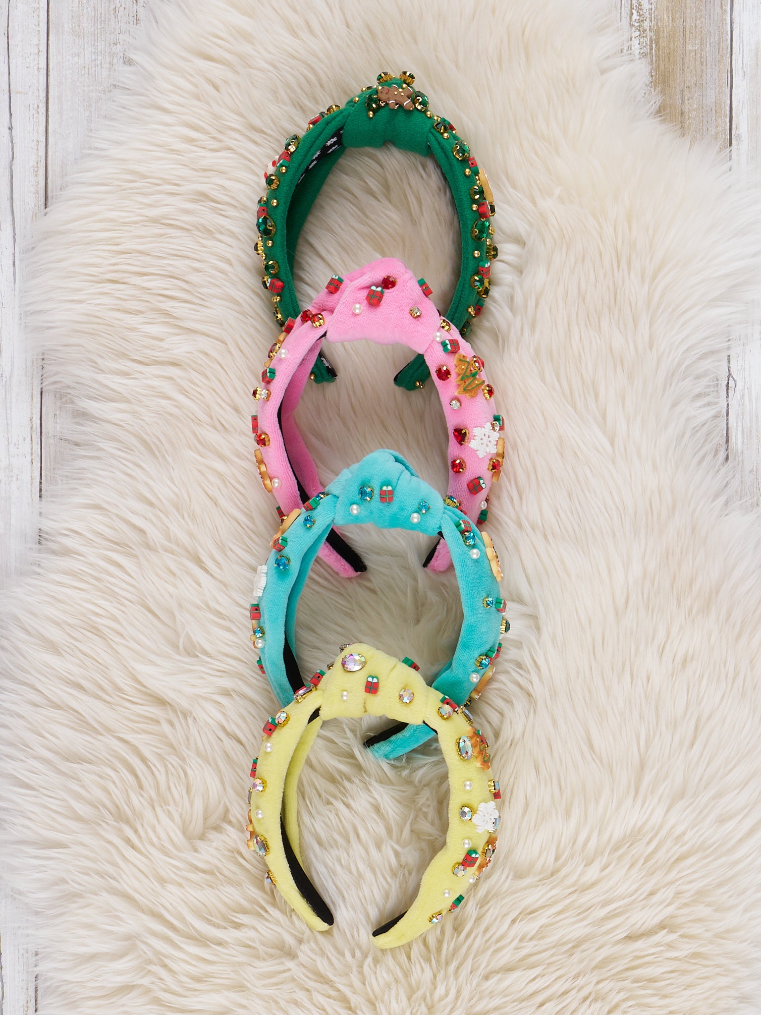 Lovely Holiday Wishes Charm Headband - Marie Nicole Clothing