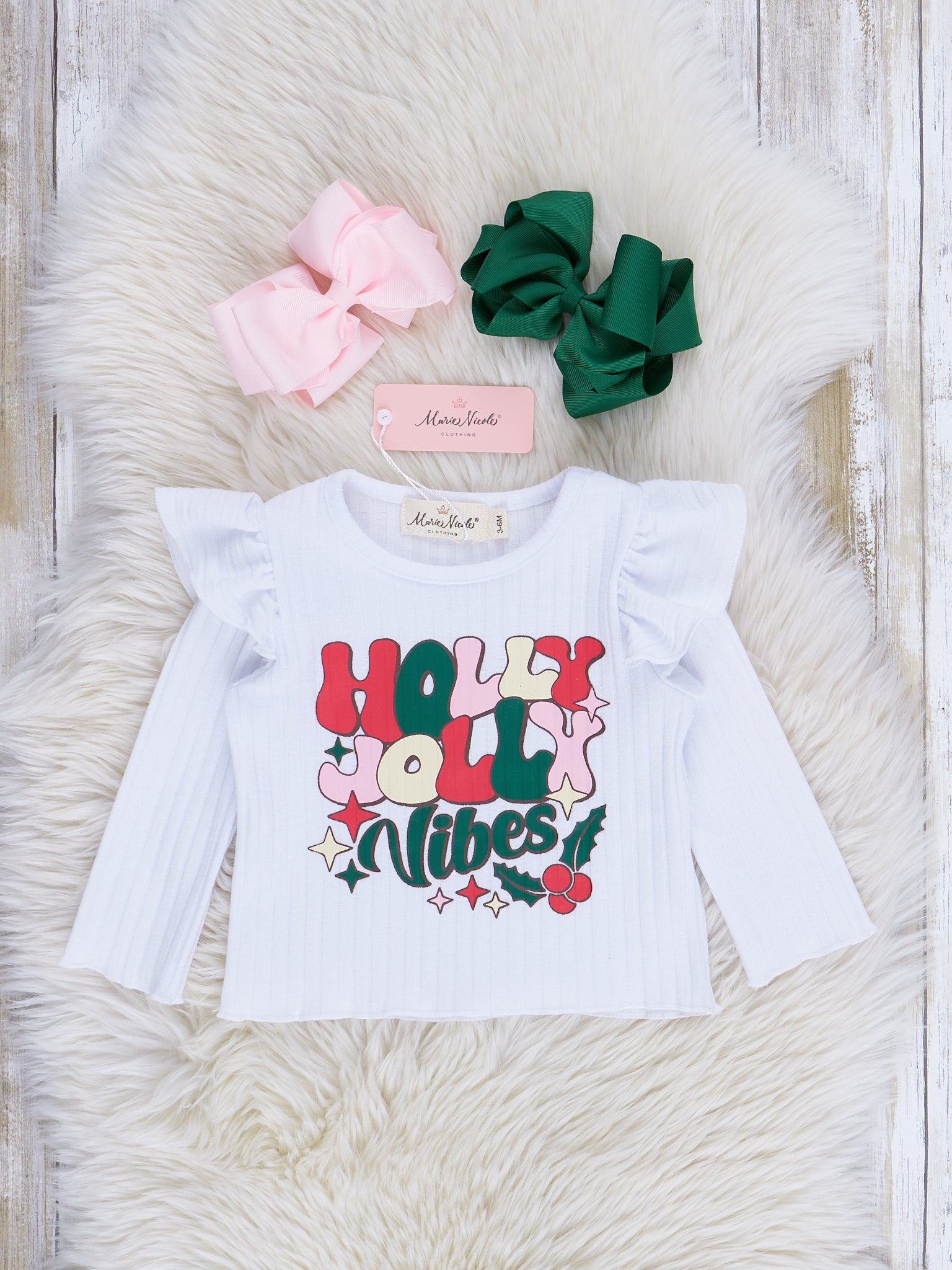 Holiday Cheer Velvet Bloomer Overalls - Marie Nicole Clothing