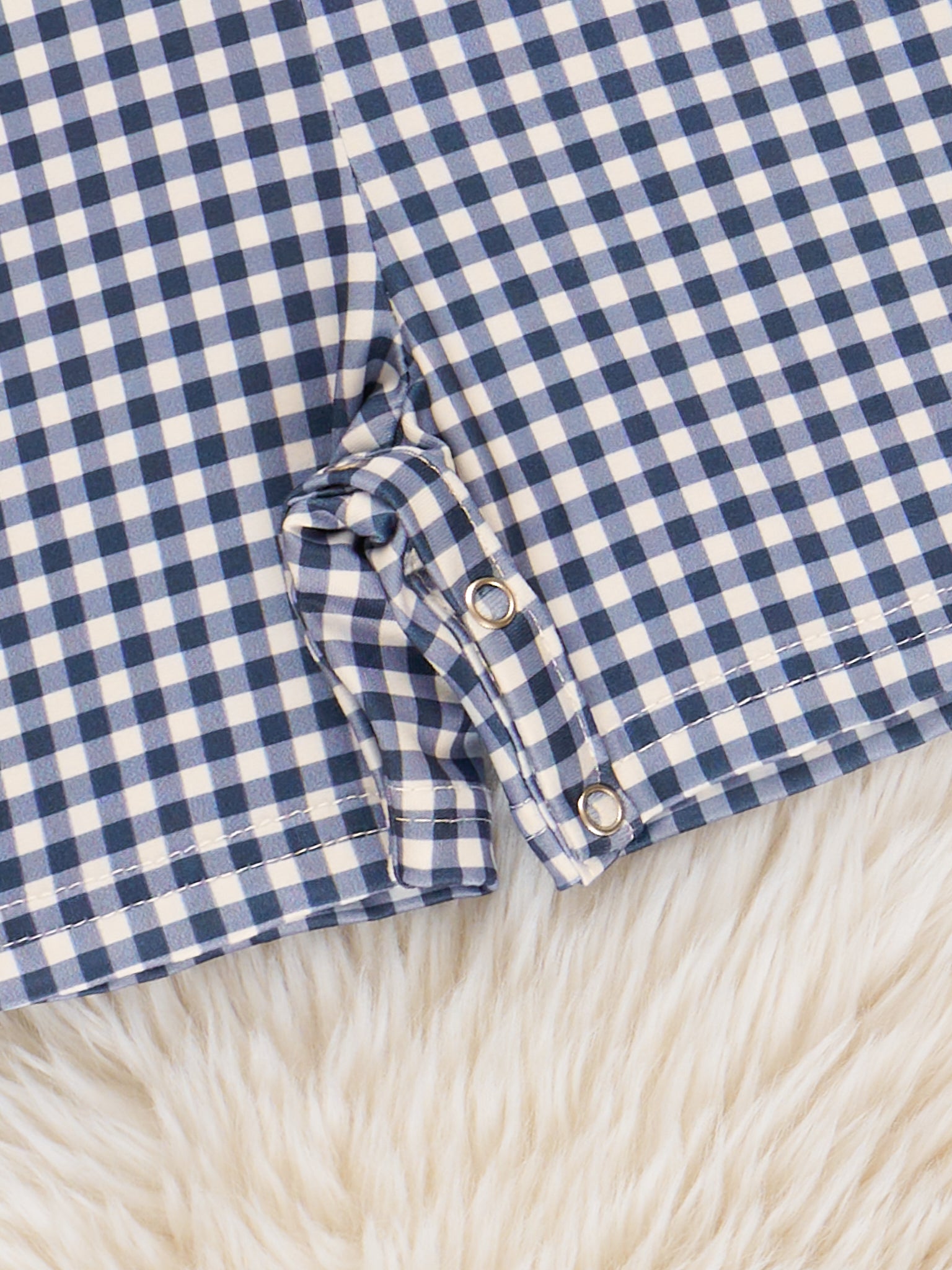 Texas Smocked Gingham Johnny - Marie Nicole Clothing